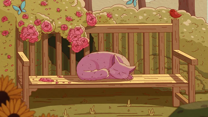 Bloom, widescreen artwork by Purrple Cat (2020)
