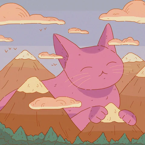 Brain Fog, album cover artwork by Purrple Cat (2019)