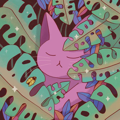 Cat Nap, album cover artwork by Purrple Cat (2019)
