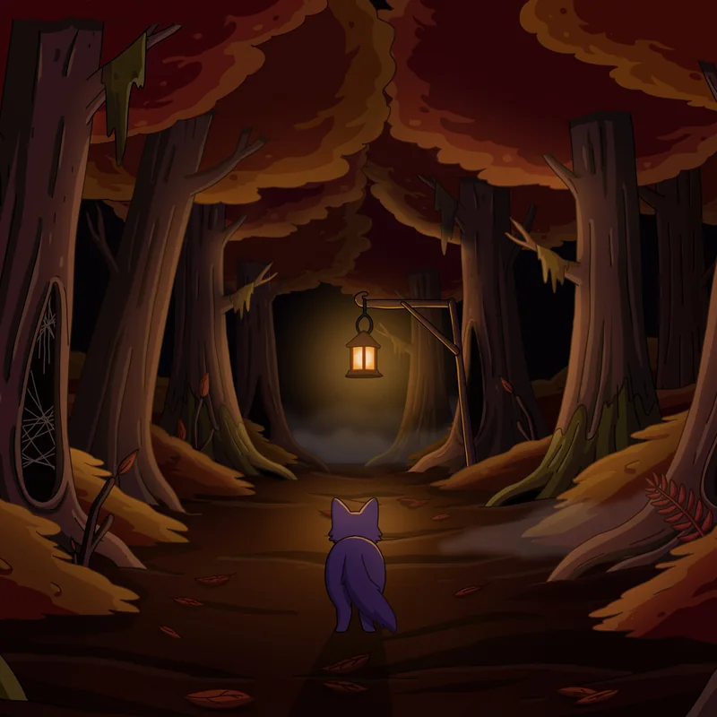 Endless Forest, album cover artwork by Purrple Cat (2026)
