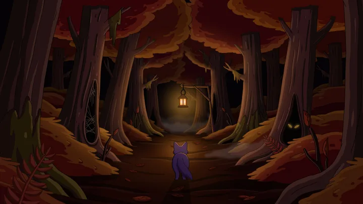 Endless Forest, widescreen artwork by Purrple Cat (2026)