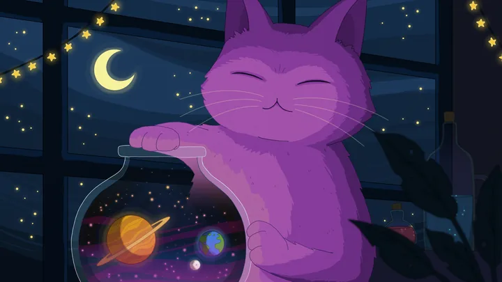 Multiverse, widescreen artwork by Purrple Cat (2022)