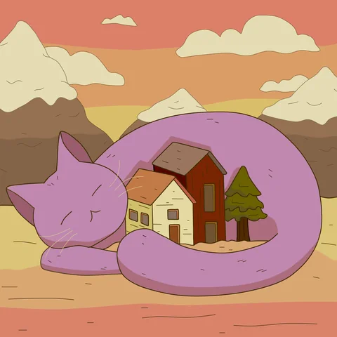 Now or Never, album cover artwork by Purrple Cat (2019)