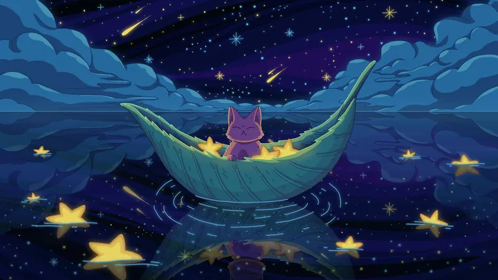 Sea of Stars, widescreen artwork by Purrple Cat (2022)